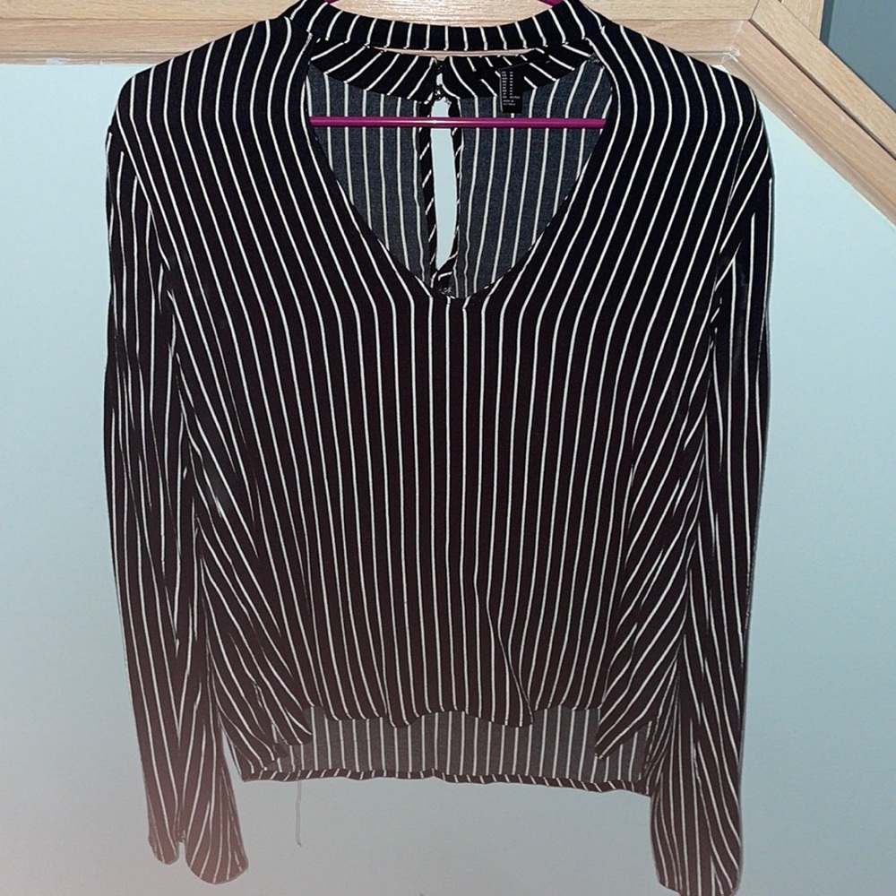 Striped Long-sleeve Top